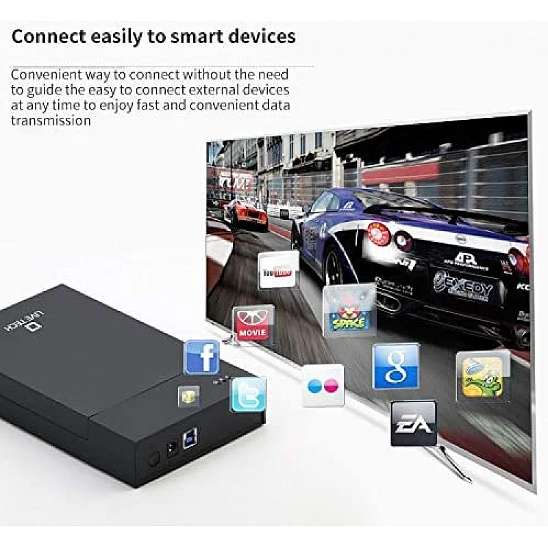 Live Tech 3.5/2.5 Inch SATA to USB 2.0 External Hard Drive Case for Laptop/Desktop/SSD HD (Hard Disk Not Included) (HDC05 USB 2.0) Live Tech 3.5/2.5 Inch SATA to USB 2.0 External Hard Drive Case for Laptop/Desktop/SSD HD (Hard Disk Not Included) (HDC05 USB 2.0)