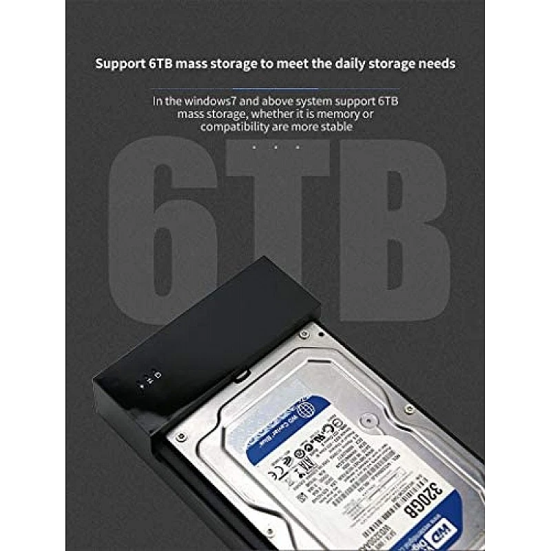 Live Tech 3.5/2.5 Inch SATA to USB 2.0 External Hard Drive Case for Laptop/Desktop/SSD HD (Hard Disk Not Included) (HDC05 USB 2.0) Live Tech 3.5/2.5 Inch SATA to USB 2.0 External Hard Drive Case for Laptop/Desktop/SSD HD (Hard Disk Not Included) (HDC05 USB 2.0)