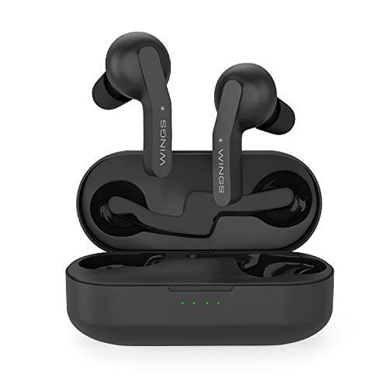 Wings Troopers in Ear True Wireless Bluetooth Earbuds with Mic (TWS) - (Black) Wings Troopers in Ear True Wireless Bluetooth Earbuds with Mic (TWS) - (Black)