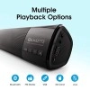 Amkette Boomer Compact 10 W Bluetooth Soundbar black Stereo Channel