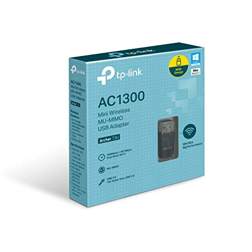 TP-LINK AC1300 Archer T3U Plus High Gain USB 3.0 Wi-Fi Dongle TP-LINK AC1300 Archer T3U Plus High Gain USB 3.0 Wi-Fi Dongle