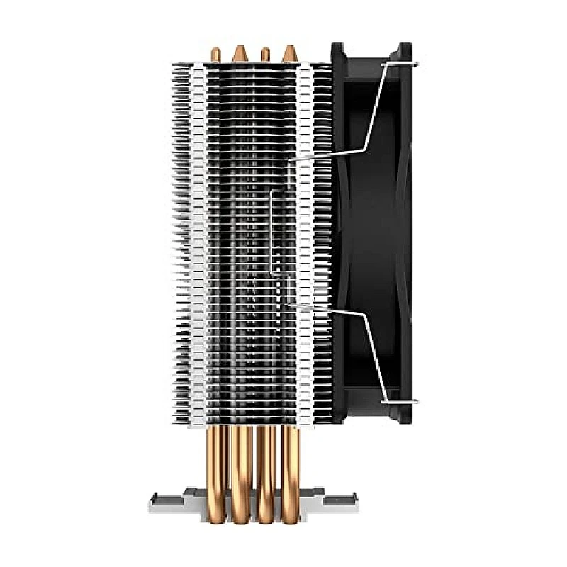 DEEPCOOL GAMMAXX 400 V2 Blue LED air CPU Cooler for Intel LGA1700/1200/1151/1150/1155 and AMD AM4 DEEPCOOL GAMMAXX 400 V2 Blue LED air CPU Cooler for Intel LGA1700/1200/1151/1150/1155 and AMD AM4