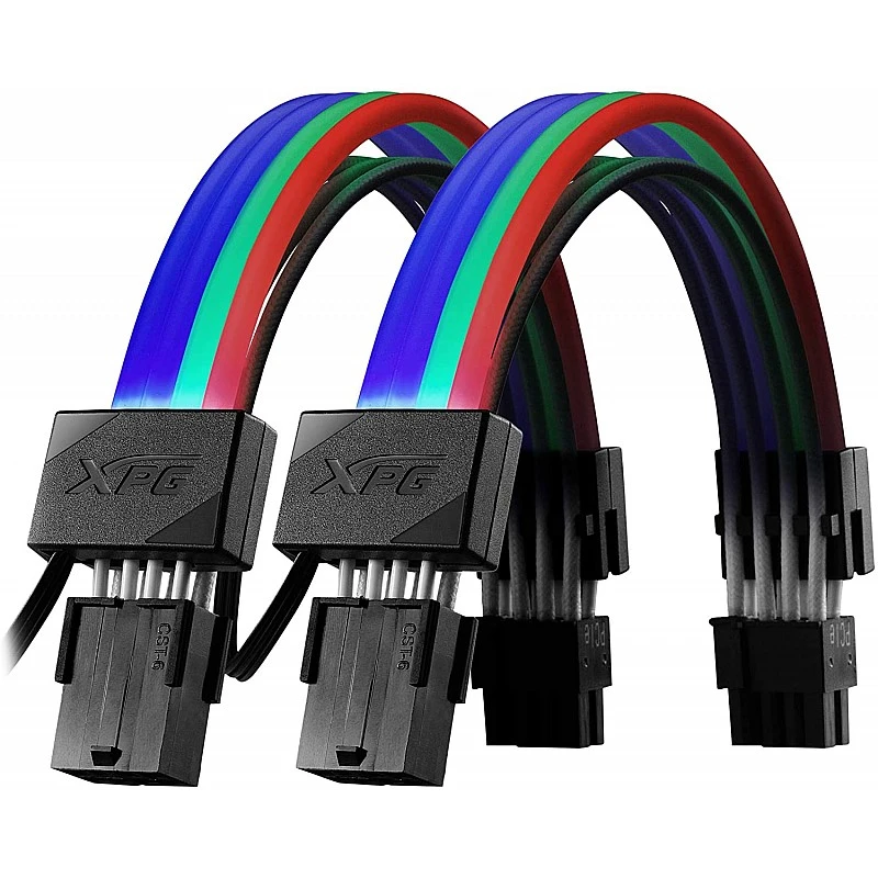 XPG Prime ARGB Extension Cable 8pin VGA Connector, Patented Ultra Dense Optical Fiber, Support Control Software XPG Prime ARGB Extension Cable 8pin VGA Connector, Patented Ultra Dense Optical Fiber, Support Control Software