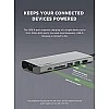 Belkin USB-C Multimedia + Charge Adapter (100W) with Tethered USB-C Cable Black Belkin USB-C Multimedia + Charge Adapter (100W) with Tethered USB-C Cable Black