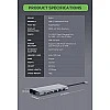 Belkin USB-C Multimedia + Charge Adapter (100W) with Tethered USB-C Cable Black Belkin USB-C Multimedia + Charge Adapter (100W) with Tethered USB-C Cable Black