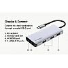 Belkin USB-C Multimedia + Charge Adapter (100W) with Tethered USB-C Cable Black Belkin USB-C Multimedia + Charge Adapter (100W) with Tethered USB-C Cable Black