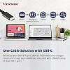 ViewSonic (Originated in USA 16 Inch FHD IPS Portable Touch Monitor,10 Point Capacitive Touch, Bezel Less TD1655 Silver
