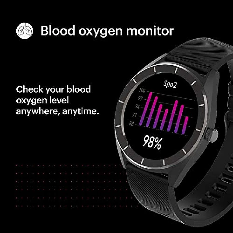 Noise NoiseFit Stainless Steel Endure Smartwatch with 100+ Cloud Based Watch Faces and 20 Day Battery Life (Charcoal Black) Noise NoiseFit Stainless Steel Endure Smartwatch with 100+ Cloud Based Watch Faces and 20 Day Battery Life (Charcoal Black)