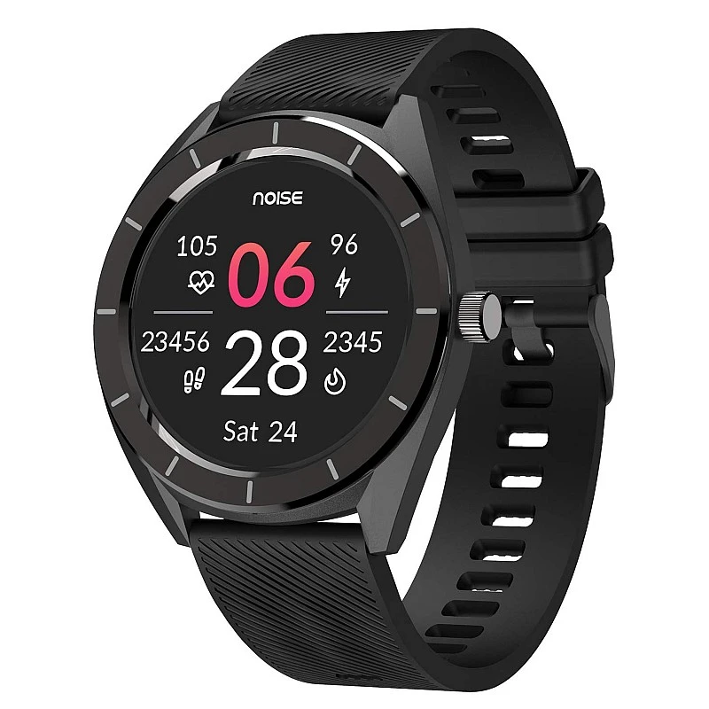 Noise NoiseFit Stainless Steel Endure Smartwatch with 100+ Cloud Based Watch Faces and 20 Day Battery Life (Charcoal Black) Noise NoiseFit Stainless Steel Endure Smartwatch with 100+ Cloud Based Watch Faces and 20 Day Battery Life (Charcoal Black)