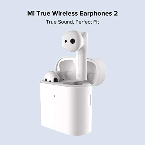 MI True Wireless in Ear Earphones 2 with Mic, Balanced Sound,14 hrs Battery Life; 14.2 mm Dynamic Driver, Dual Mic (White) MI True Wireless in Ear Earphones 2 with Mic, Balanced Sound,14 hrs Battery Life; 14.2 mm Dynamic Driver, Dual Mic (White)