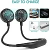 AIRTREE Neck Fan Battery Operated Neckband Fan Hand-Free Wearable Personal Fan for Hot Flashes AIRTREE Neck Fan Battery Operated Neckband Fan Hand-Free Wearable Personal Fan for Hot Flashes