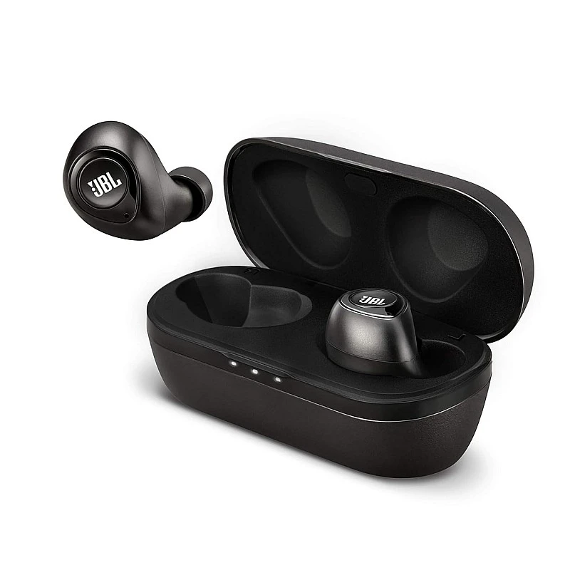 JBL C105TWS by Harman Truly Wireless Bluetooth in Ear Headphone with Mic (Black) JBL C105TWS by Harman Truly Wireless Bluetooth in Ear Headphone with Mic (Black)