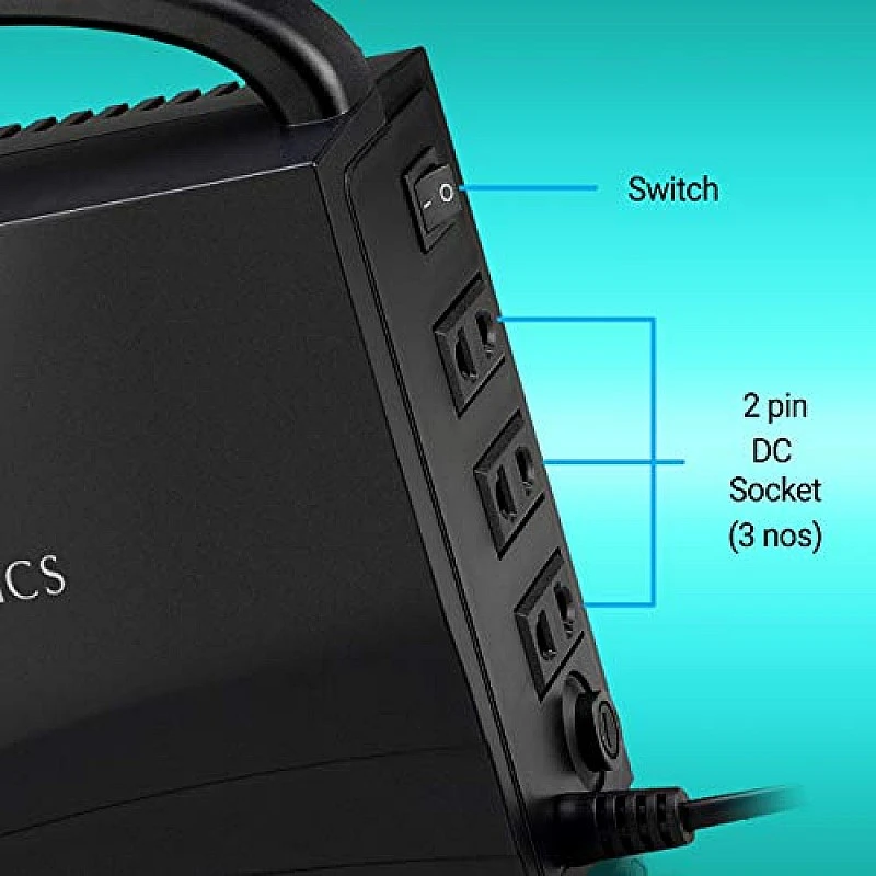 Zebronics ZEB-CU5013 Portable CFL UPS(Black) Zebronics ZEB-CU5013 Portable CFL UPS(Black)