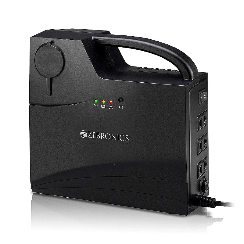 Zebronics ZEB-CU5013 Portable CFL UPS(Black) Zebronics ZEB-CU5013 Portable CFL UPS(Black)