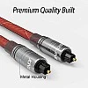 Kinsound Optical Audio Toslink Cable, Dolby Fiber Optic Cable Kinsound Optical Audio Toslink Cable, Dolby Fiber Optic Cable