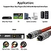 Kinsound Optical Audio Toslink Cable, Dolby Fiber Optic Cable Kinsound Optical Audio Toslink Cable, Dolby Fiber Optic Cable