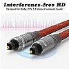Kinsound Optical Audio Toslink Cable, Dolby Fiber Optic Cable Kinsound Optical Audio Toslink Cable, Dolby Fiber Optic Cable
