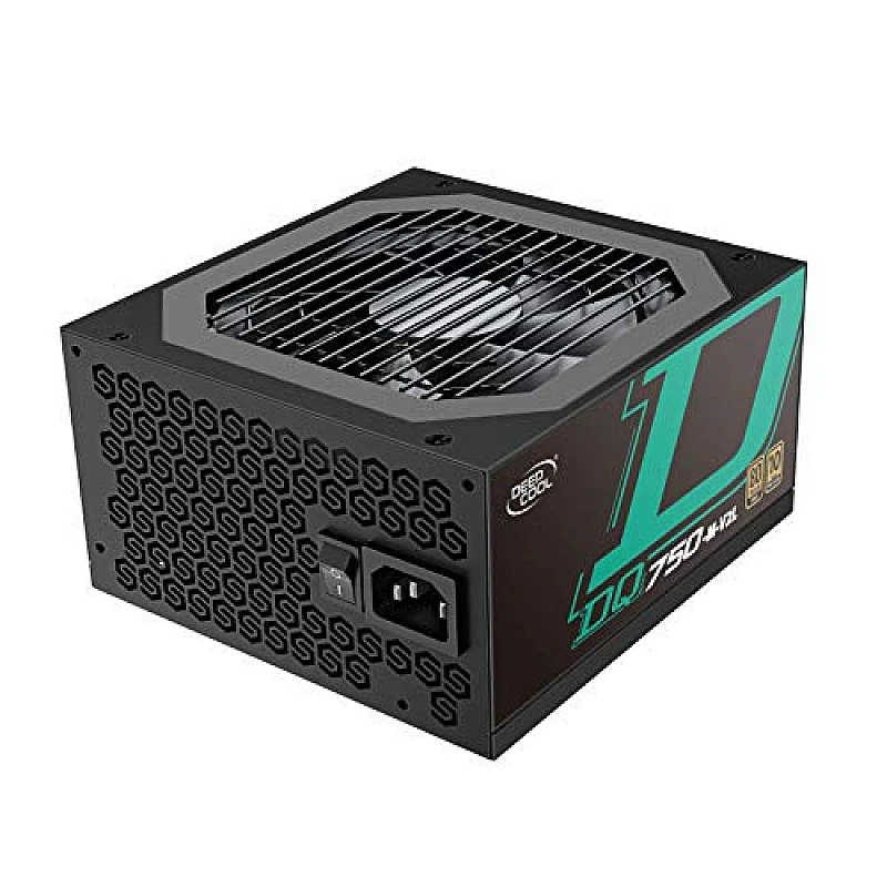 Deepcool DQ750-M V2L, 750 Watt, 80 Plus Gold Full Modular Power Supply/PSU for Gaming PC (Black) Deepcool DQ750-M V2L, 750 Watt, 80 Plus Gold Full Modular Power Supply/PSU for Gaming PC (Black)