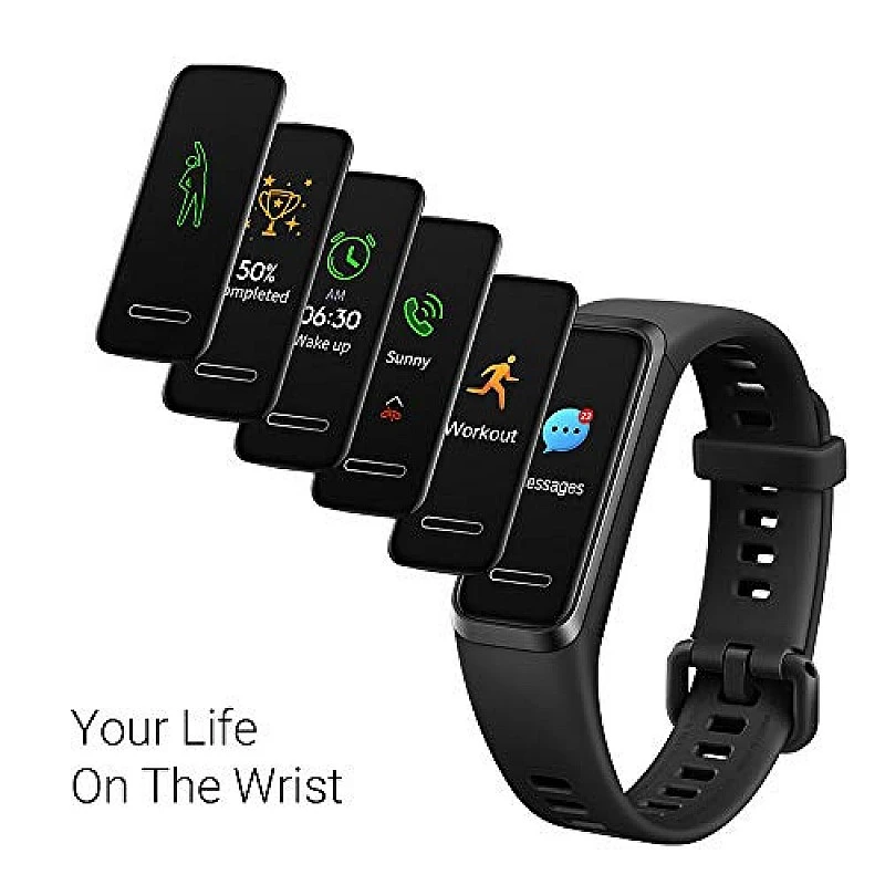 Huawei Band 4 (Black, Creative Watch Faces, Easy Built in USB Charge Huawei Band 4 (Black, Creative Watch Faces, Easy Built in USB Charge