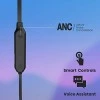 Zebronics Zeb Monk Wireless In-Ear Neckband Earphone with Active Noise Cancellation (ANC), Black Zebronics Zeb Monk Wireless In-Ear Neckband Earphone with Active Noise Cancellation (ANC), Black