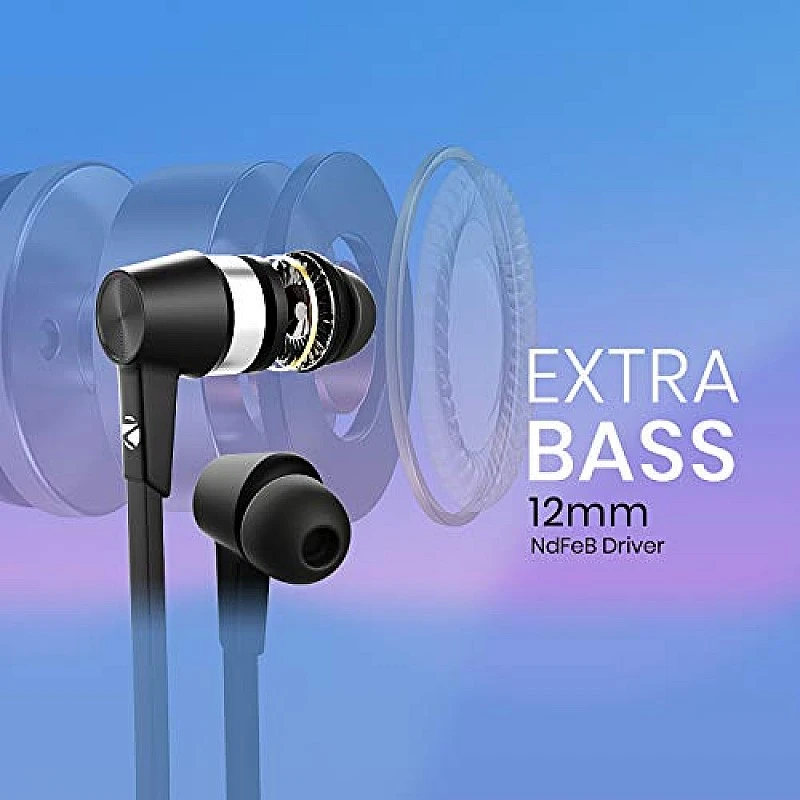 Zebronics Zeb Monk Wireless In-Ear Neckband Earphone with Active Noise Cancellation (ANC), Black Zebronics Zeb Monk Wireless In-Ear Neckband Earphone with Active Noise Cancellation (ANC), Black