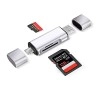 3-in-1 USB 3.0 Card Reader USB C, Micro USB Card Reader SD, Micro SD, SDXC, SDHC, Micro SDHC, Micro SDXC Memory Card Reader