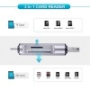 3-in-1 USB 3.0 Card Reader USB C, Micro USB Card Reader SD, Micro SD, SDXC, SDHC, Micro SDHC, Micro SDXC Memory Card Reader