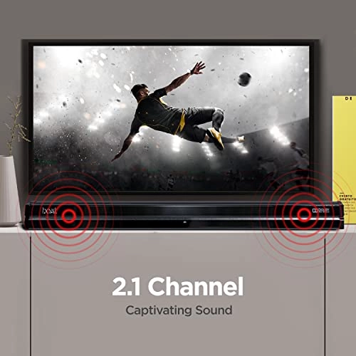 boAt AAVANTE Bar 1700D 120W 2.1 Channel Bluetooth Soundbar with Dolby Audio (Premium Black)