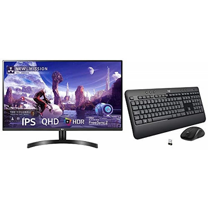 LG Qhd 2K - 27Qn600, 2560 X 1440 Pixels 27 Inch (68.58 Cm) IPS Display 3 Side Borderless Black LG Qhd 2K - 27Qn600, 2560 X 1440 Pixels 27 Inch (68.58 Cm) IPS Display 3 Side Borderless Black