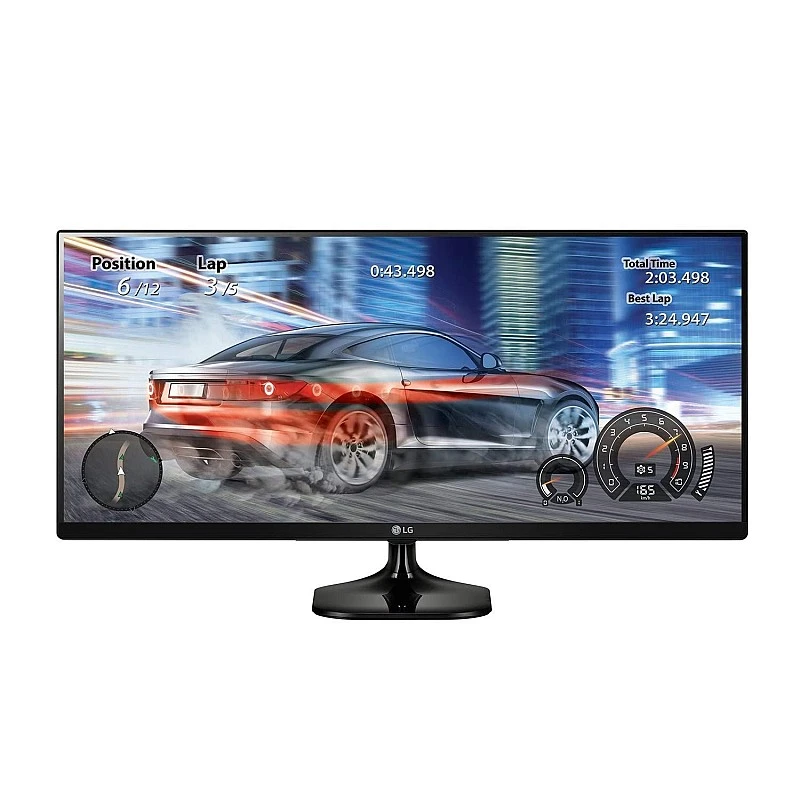 LG 25-Inch UltraWide Multitasking Monitor with Full HD IPS Panel, HDMI Port, AMD Free sync - 25UM58 (Black) LG 25-Inch UltraWide Multitasking Monitor with Full HD IPS Panel, HDMI Port, AMD Free sync - 25UM58 (Black)