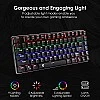 HUO JI 60% Mechanical Gaming Keyboard, E-Yooso Z-88 With Brown Switches, Rainbow Led Backlit HUO JI 60% Mechanical Gaming Keyboard, E-Yooso Z-88 With Brown Switches, Rainbow Led Backlit