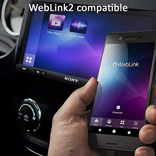 Sony XAV-AX7000 17.6 cm (6.95) (Diag.) Capacitive Touchscreen High Power Media Receiver with Android Auto, Apple Car Play and WebLink