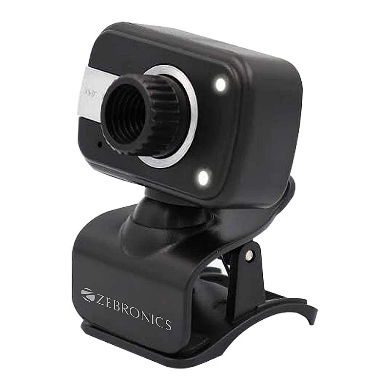Zebronics Zeb-Crystal Clear Web Camera with 3P Lens Built-in Microphone Black Zebronics Zeb-Crystal Clear Web Camera with 3P Lens Built-in Microphone Black