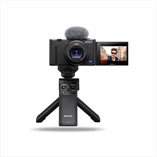 Sony Digital Camera ZV 1 for Content Creators (Compact, Video Eye AF, Flip Screen, in-Built Microphone, Bluetooth Shooting Grip, 4K Vlogging Camera for Content Creation) - Black Sony Digital Camera ZV 1 for Content Creators (Compact, Video Eye AF, Flip Screen, in-Built Microphone, Bluetooth Shooting Grip, 4K Vlogging Camera for Content Creation) - Black