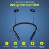 pTron Tangent Plus Magnetic in-Ear Wireless Bluetooth 5.0 Headphones, 15hrs Playback 