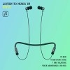 pTron Tangent Plus Magnetic in-Ear Wireless Bluetooth 5.0 Headphones, 15hrs Playback 
