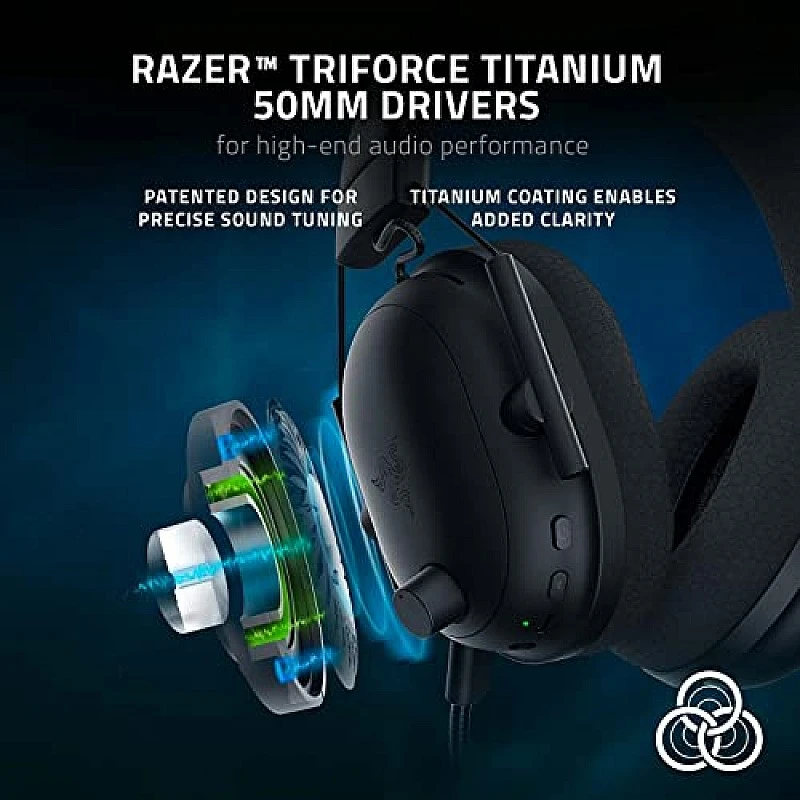 Razer BlackShark V2 Pro Wireless Gaming On Ear Headset - Black Razer BlackShark V2 Pro Wireless Gaming On Ear Headset - Black
