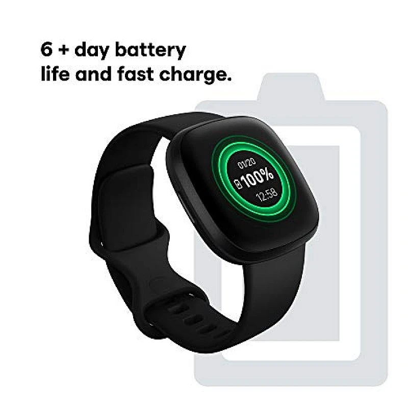 Fitbit Versa 3 Health & Fitness Smartwatch with GPS, 24/7 Heart Rate, Alexa Built-in Fitbit Versa 3 Health & Fitness Smartwatch with GPS, 24/7 Heart Rate, Alexa Built-in