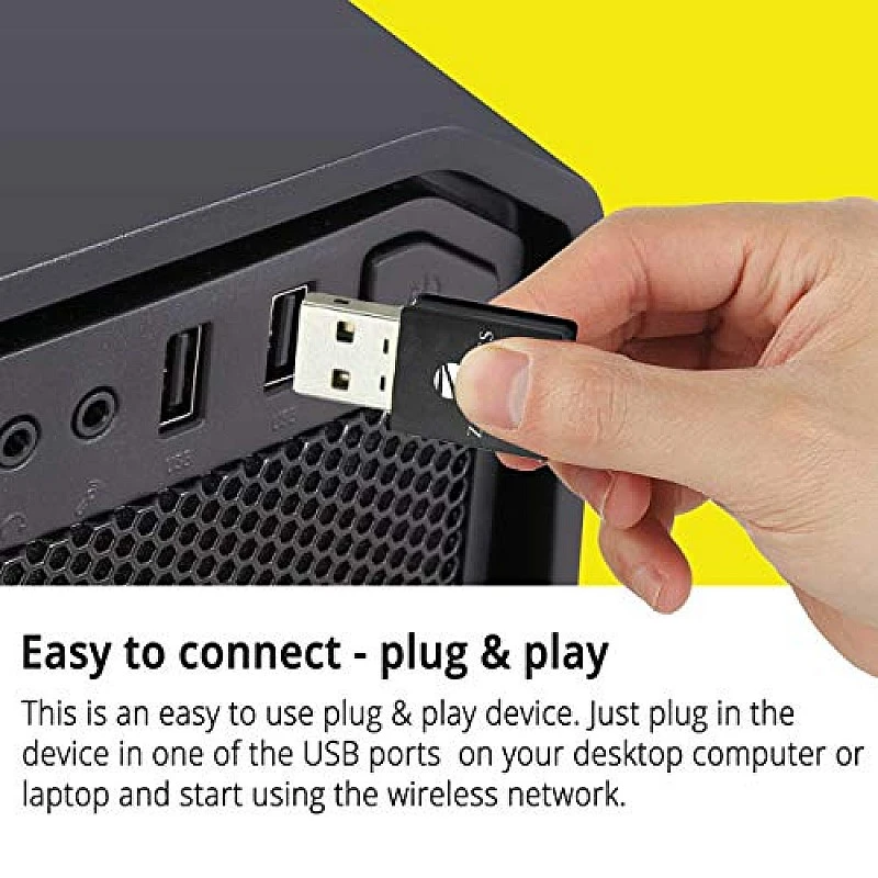 Zebronics ZEB-USB300WF 300Mbps WiFi Adapter Supports Advanced Security WPA/WPA2 for Hotspot (Black) Zebronics ZEB-USB300WF 300Mbps WiFi Adapter Supports Advanced Security WPA/WPA2 for Hotspot (Black)