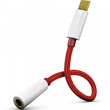Type C to 3.5 mm Jack Audio Connector, Noise Cancelling Headphones Jack Converter Audio Adapter 