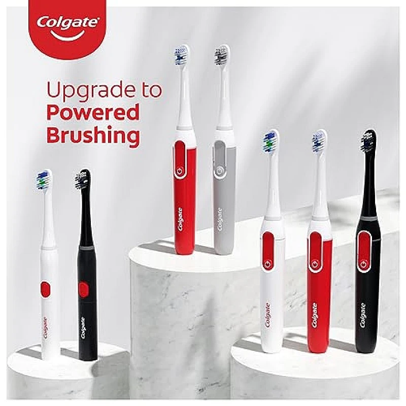 Colgate Proclinical 500R Whitening Rechargeable Sonic Toothbrush, Electric Toothbrush for adults with Soft & Spiral Bristles, Dual-Brushing Mode Colgate Proclinical 500R Whitening Rechargeable Sonic Toothbrush, Electric Toothbrush for adults with Soft & Spiral Bristles, Dual-Brushing Mode