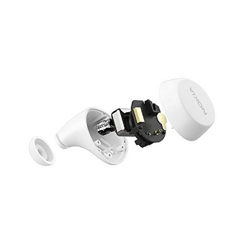 Nokia Power Lite with Up to 35 Hours of Play Time, Waterproofing, 5.0 Bluetooth Truly Wireless in Ear Earbuds with Mic Crystal-Clear Sound Nokia Power Lite with Up to 35 Hours of Play Time, Waterproofing, 5.0 Bluetooth Truly Wireless in Ear Earbuds with Mic Crystal-Clear Sound