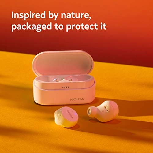 Nokia Power Lite with Up to 35 Hours of Play Time, Waterproofing, 5.0 Bluetooth Truly Wireless in Ear Earbuds with Mic Crystal-Clear Sound