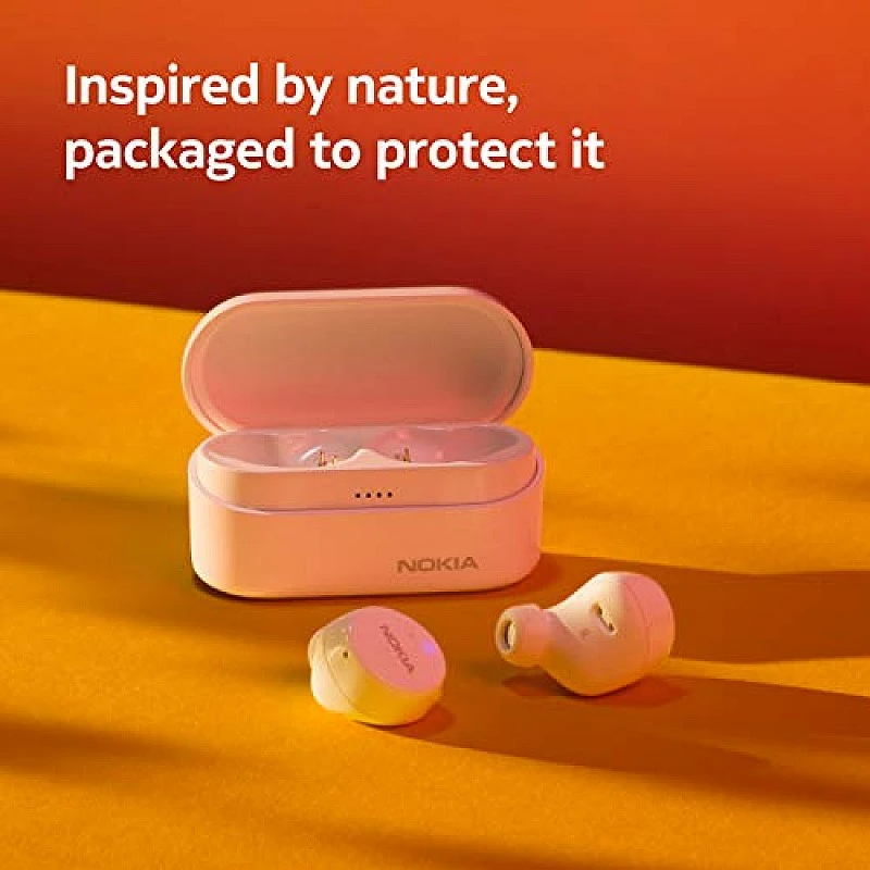 Nokia Power Lite with Up to 35 Hours of Play Time, Waterproofing, 5.0 Bluetooth Truly Wireless in Ear Earbuds with Mic Crystal-Clear Sound Nokia Power Lite with Up to 35 Hours of Play Time, Waterproofing, 5.0 Bluetooth Truly Wireless in Ear Earbuds with Mic Crystal-Clear Sound