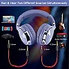 OneOdio Pro-10 Over Ear Headphone, Wired DJ Bass Headsets with 50mm Driver, Foldable Lightweight Headphones with Shareport and Mic (Light Blue) OneOdio Pro-10 Over Ear Headphone, Wired DJ Bass Headsets with 50mm Driver, Foldable Lightweight Headphones with Shareport and Mic (Light Blue)