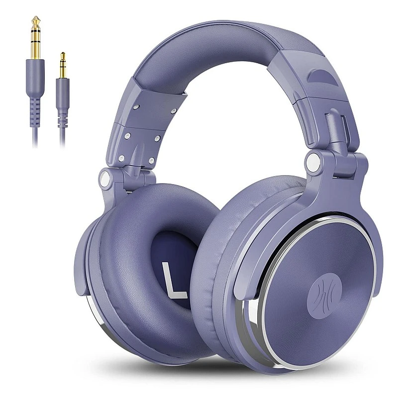 OneOdio Pro-10 Over Ear Headphone, Wired DJ Bass Headsets with 50mm Driver, Foldable Lightweight Headphones with Shareport and Mic (Light Blue) OneOdio Pro-10 Over Ear Headphone, Wired DJ Bass Headsets with 50mm Driver, Foldable Lightweight Headphones with Shareport and Mic (Light Blue)