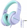 iClever HS19 Kids Headphones with Microphone, Over Ear HD Stereo Headphones for Kids iClever HS19 Kids Headphones with Microphone, Over Ear HD Stereo Headphones for Kids