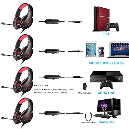 Cosmic Byte Stardust Headset with Flexible Mic for PS4 Xbox One Laptop PC iPhone and Android Phones Red Cosmic Byte Stardust Headset with Flexible Mic for PS4 Xbox One Laptop PC iPhone and Android Phones Red