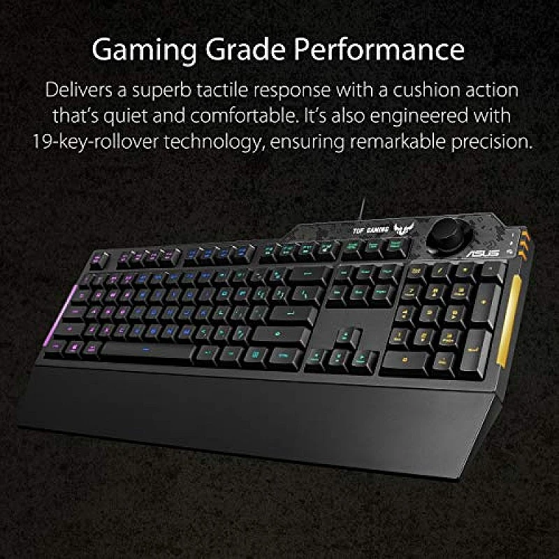 ASUS Membrane Gaming Keyboard for PC - TUF K1 ASUS Membrane Gaming Keyboard for PC - TUF K1