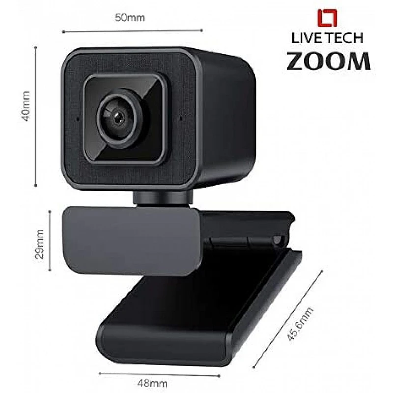 Live Tech Zoom Webcam Widescreen Video Calling, Light Correction, Noise-Reducing Mic, for Skype, FaceTime, Hangouts, WebEx Live Tech Zoom Webcam Widescreen Video Calling, Light Correction, Noise-Reducing Mic, for Skype, FaceTime, Hangouts, WebEx